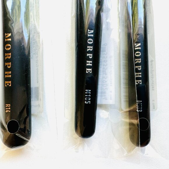 3420 MORPHE MAKEUP BRUSH SET LOT KIT WITH MAKEUP POUCH COSMETIC BAG - Picture 3 of 7